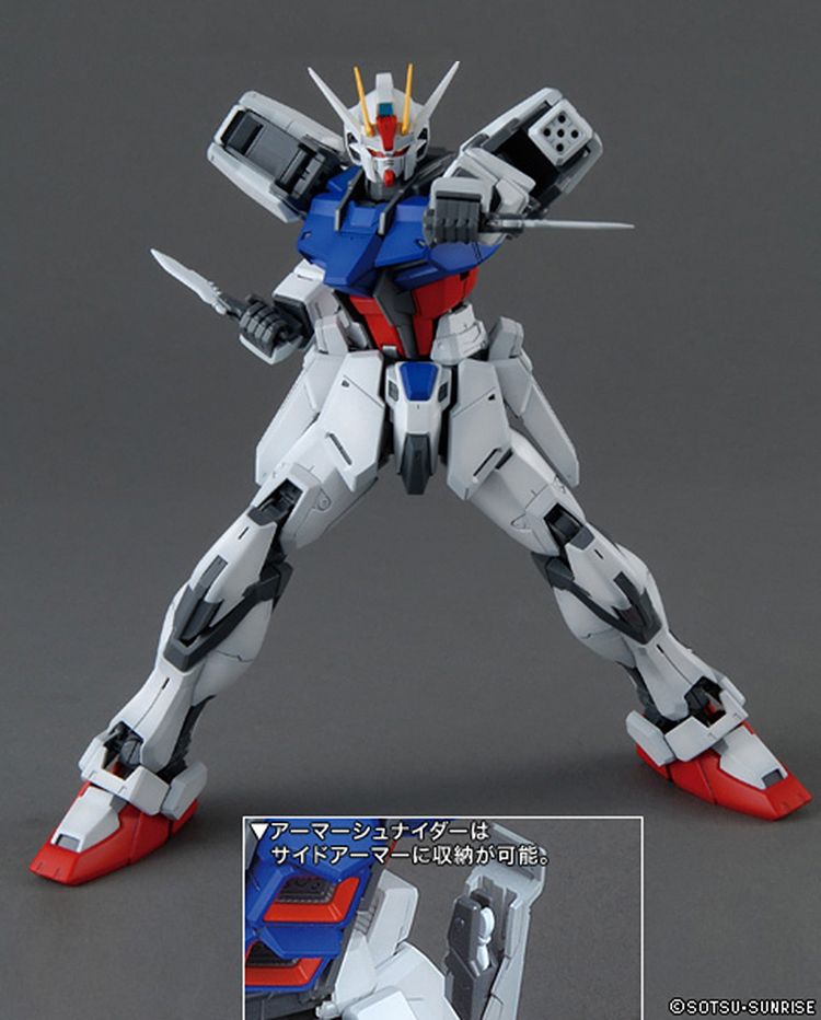 Gundam 1/100 MG Seed GAT-X105+AQM/E-X01 Aile Strike Gundam Ver. RM Model Kit