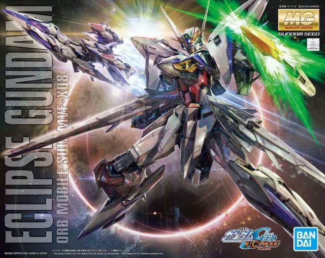 Gundam 1/100 MG Seed MSV MVF-X08 Eclipse Gundam Model Kit