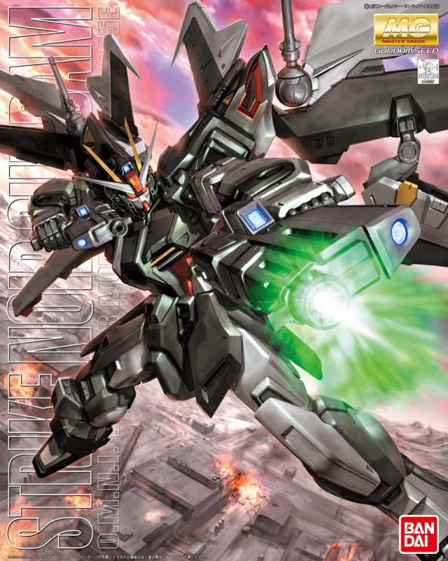 Gundam 1/100 MG Seed CE:73: Stargazer GAT-X105E+AQM/E-X09S Strike Noir Model Kit
