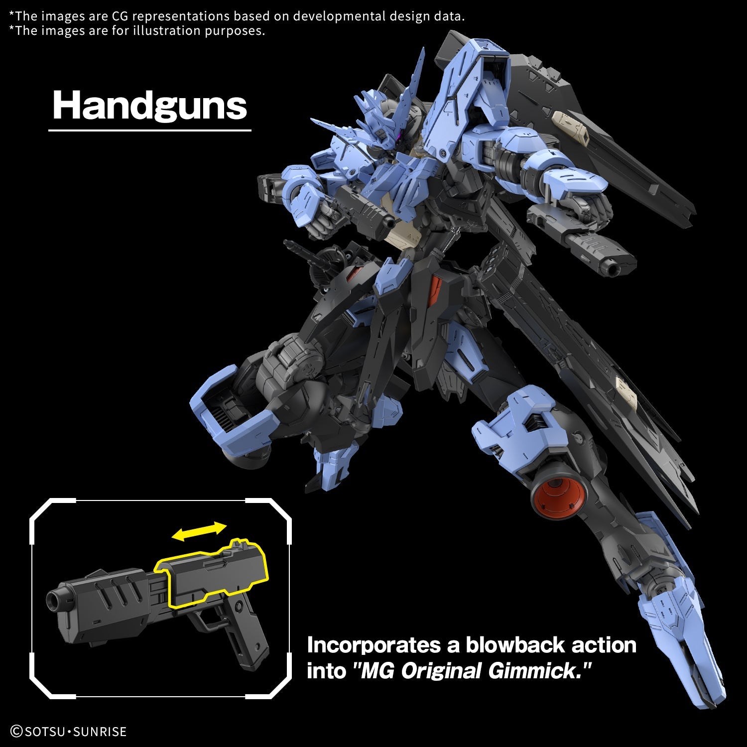 Gundam 1/100 MG IBO ASW-G-XX Gundam Vidar Iron Blooded Orphans Model Kit